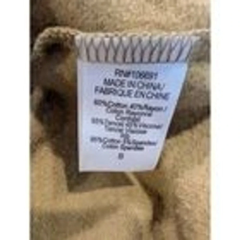 NWT Young Fabulous & Broke Cardigan Hooded Wrap Tan Khaki Sz S Drawstring Waist